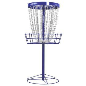 Axiom Discs Pro 24-Chain Basket full setup for backyard practice