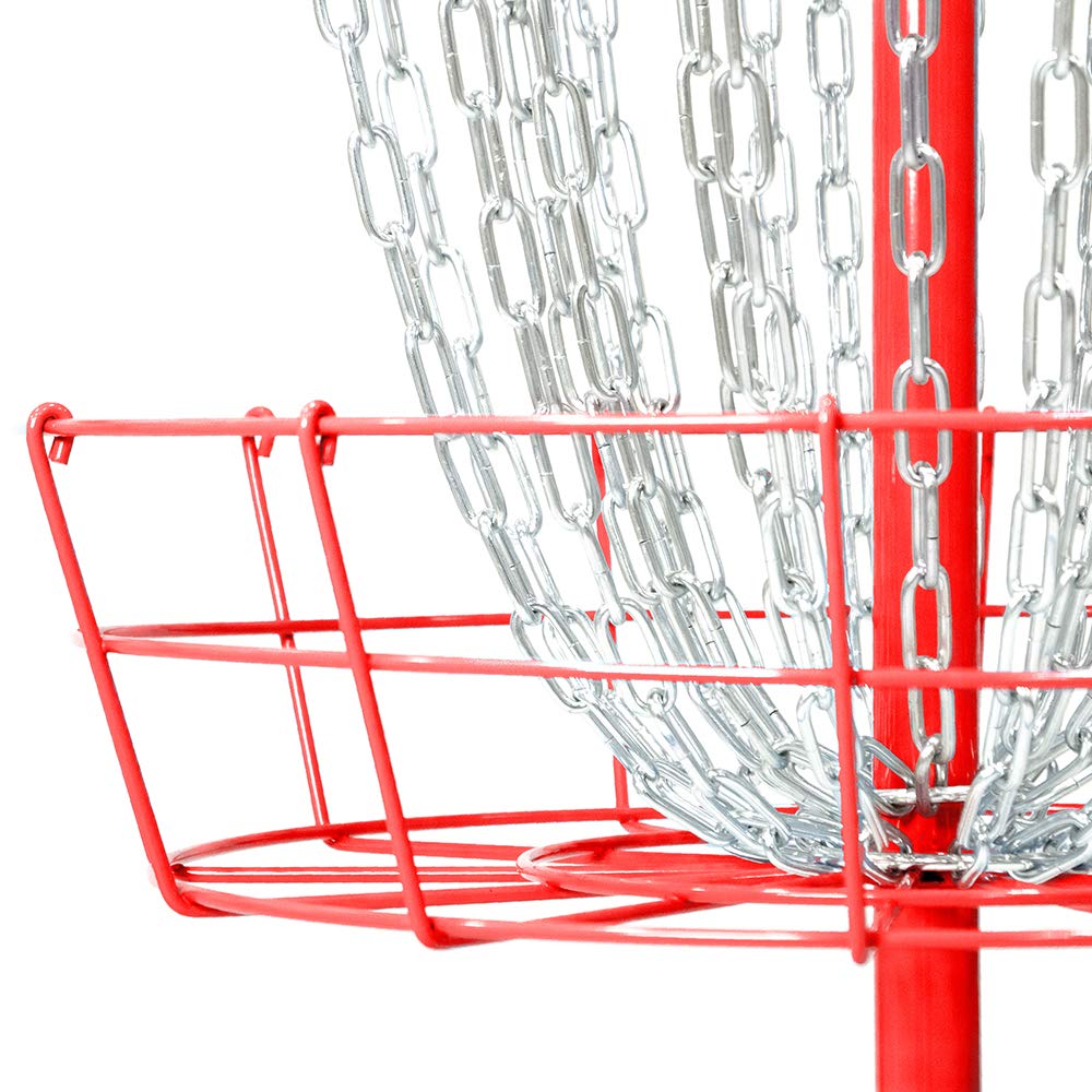 Axiom Discs Pro 24-Chain basket chain rack helps reliable disc catches.