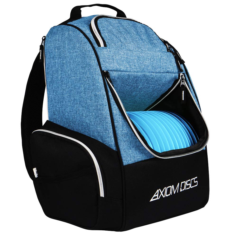 Axiom Discs Shuttle side pocket view showing space for keys and phone