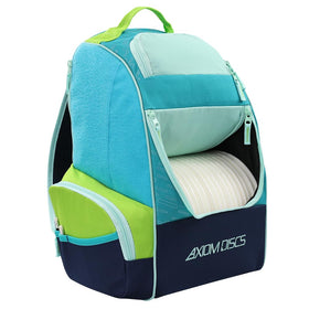 Axiom Discs Shuttle upper compartment in mint-dark aqua for extra disc storage