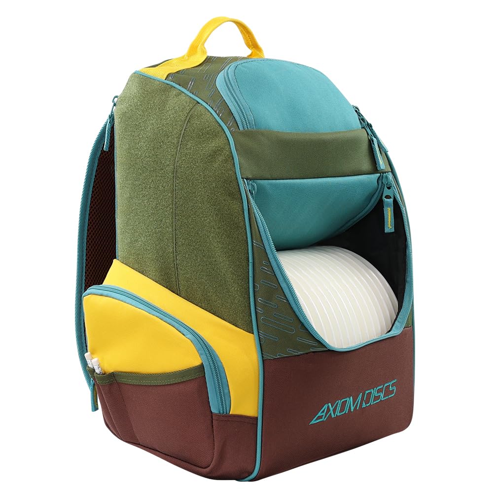 Shuttle backpack upper compartment space for additional discs