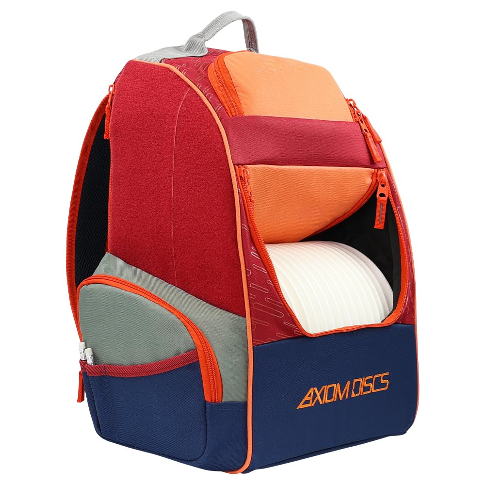 Axiom Discs Shuttle upper pocket ready to hold 6+ discs for quick access.