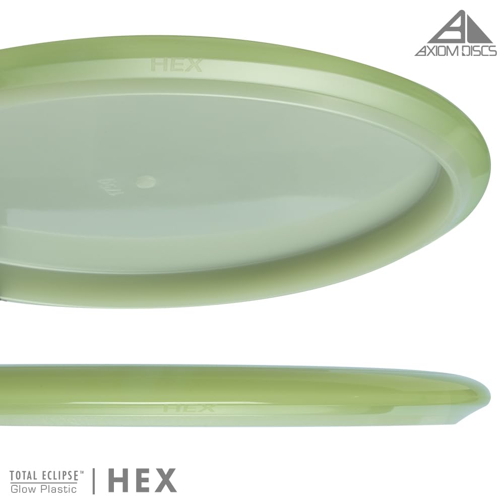 Axiom Discs Total Eclipse Glow 2.0 Hex night glow visibility.