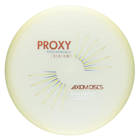 Axiom Discs Proxy Putter Total Eclipse Glow in green for night visibility and accuracy.