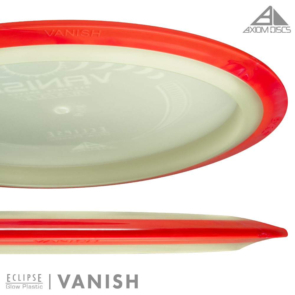 Axiom Discs Vanish glow improves night visibility for night play.