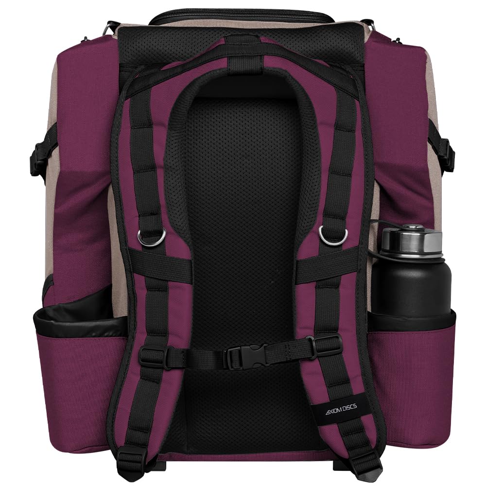 Axiom Discs Voyager side pockets and drink holders for easy on-course access.