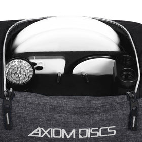 Axiom Discs Voyager Lite side water bottle holders keep hydration within reach.