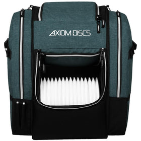 Axiom Discs Voyager Lite backpack front view showing compact, ergonomic carry