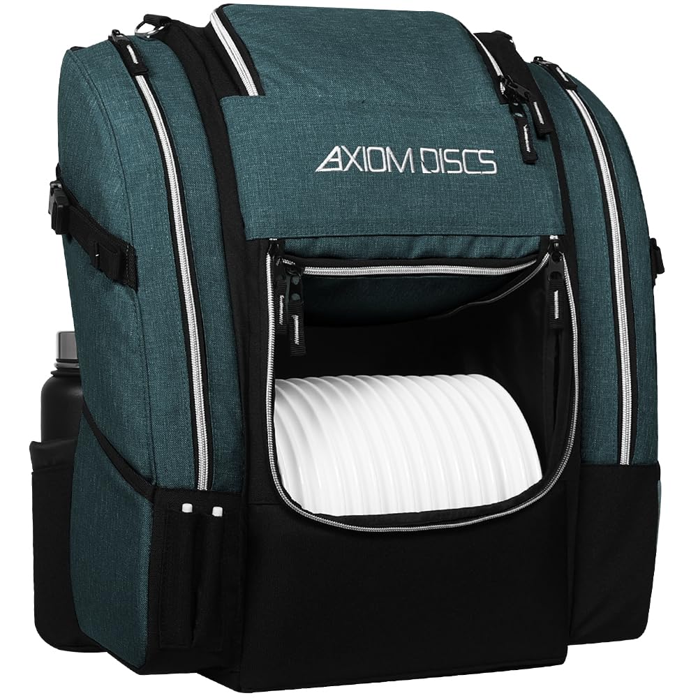 Axiom Discs Voyager Lite backpack side view with padded straps for comfort