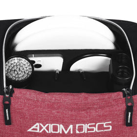Axiom Discs Voyager Lite drink holders keep hydration within reach