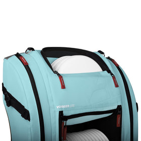 Backpack’s outer pockets and easy-access storage for essentials.