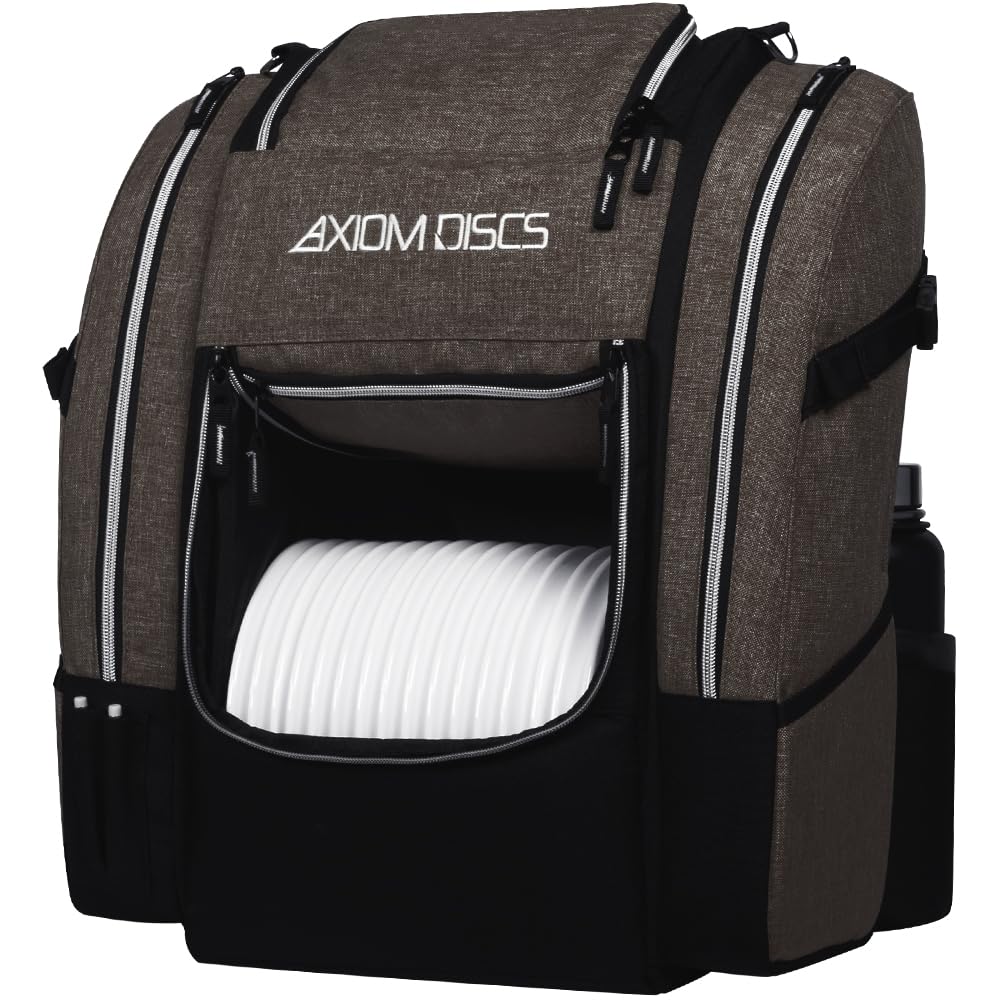 Top compartment open highlighting flexible space for putters and layers