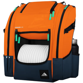 Top zippered compartment organized for putters and extras