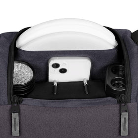 Voyager Slim side pockets for gear organization on the go