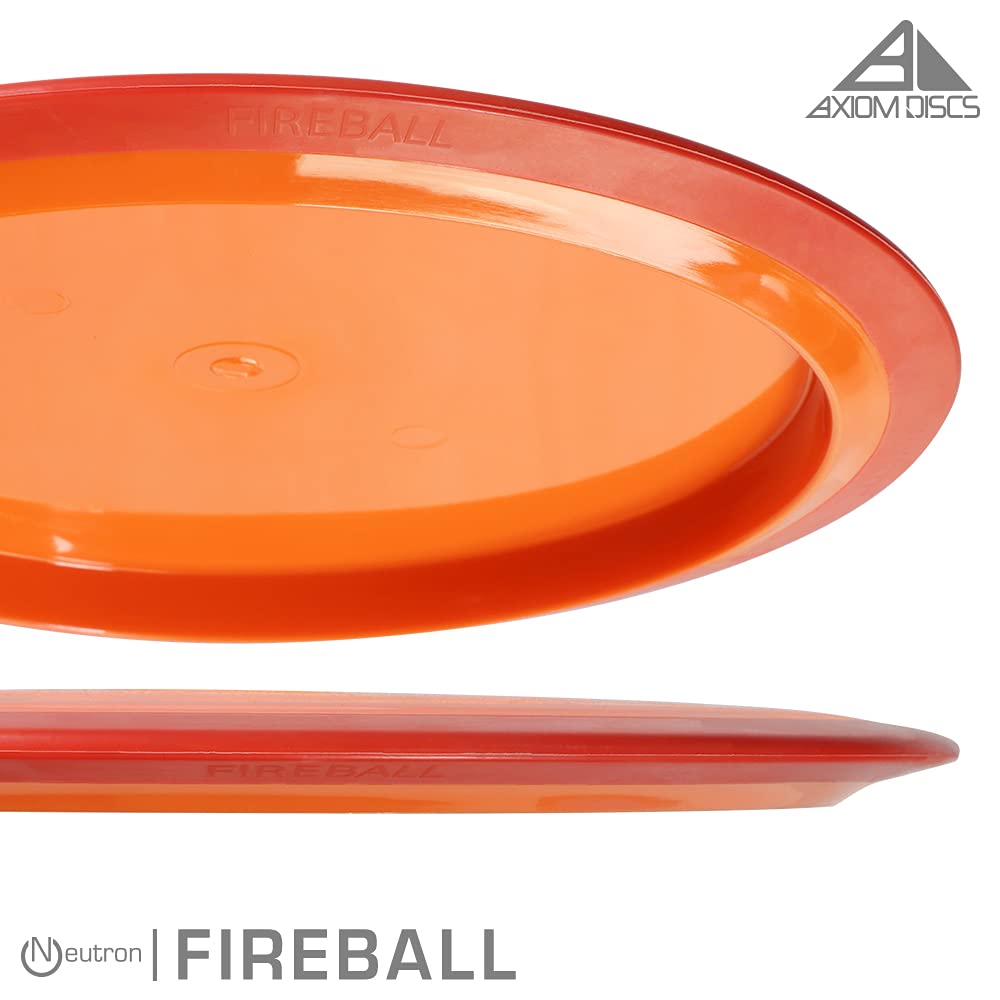 Axiom Fireball Neutron side profile highlights overstable flight and wind resistance.