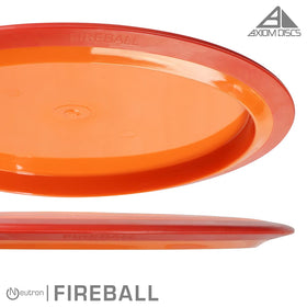 Axiom Fireball Neutron side profile highlights overstable flight and wind resistance.