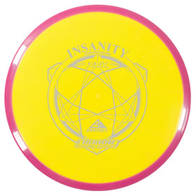 Axiom Fission Insanity front view, straight distance drive potential on display