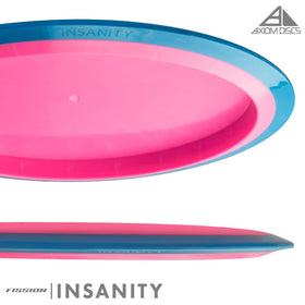 Axiom Fission Insanity side profile, stable-understable flight characteristics