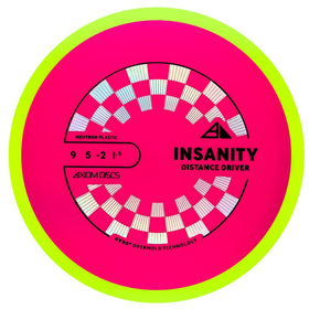 Axiom Discs Neutron Insanity distance driver in flight-ready straight release.