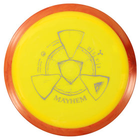 Axiom Discs Neutron Mayhem closeup highlights premium plastic and durability.