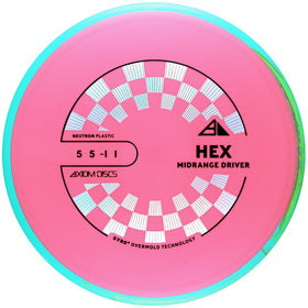 Axiom Discs Neutron Hex midrange woods-shaping capability for carving lines