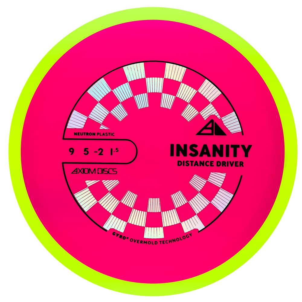 Axiom Neutron Insanity front view highlights premium feel and straight flight potential