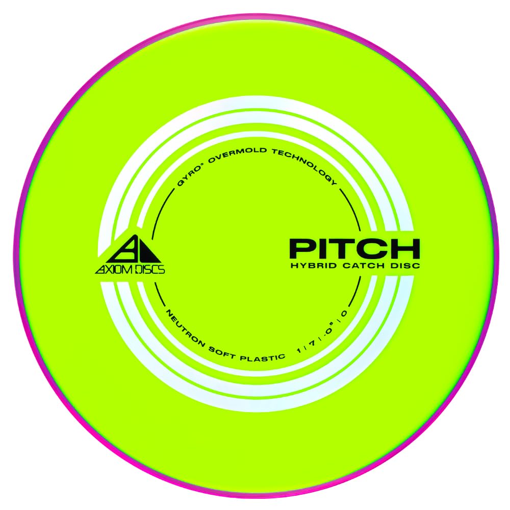 Axiom Neutron Pitch Soft in flight showing long glide for range work.