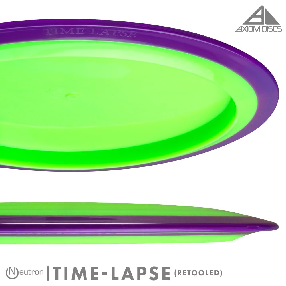 Axiom Discs Neutron Time-Lapse in flight highlighting extended glide and stable finish.