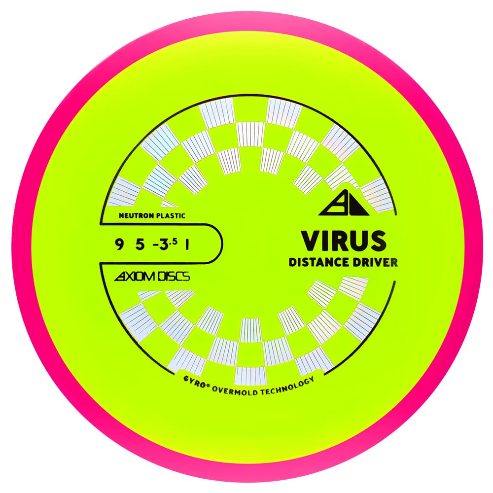 Axiom Neutron Virus plastic blends durability with visibility on crowded courses.