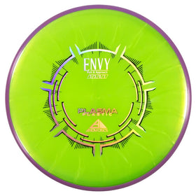 Axiom Discs Plasma Envy front view emphasizes a comfortable grip for putts