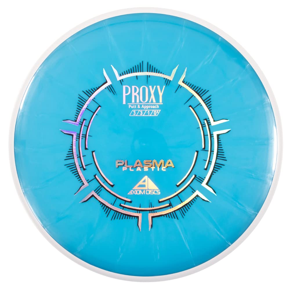 Axiom Discs Plasma Proxy putter in 165–170g for consistent putting.