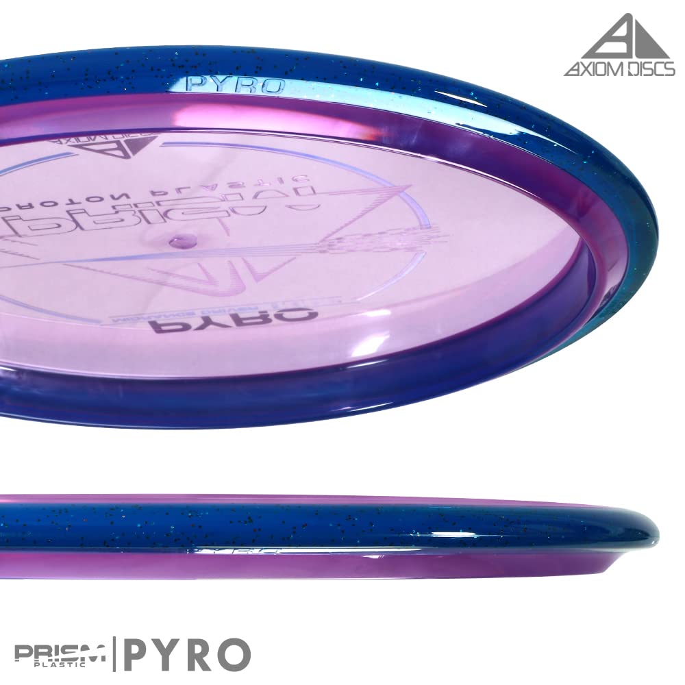 Axiom Prism Proton Pyro side view highlights tournament-ready stability and reliable fades.
