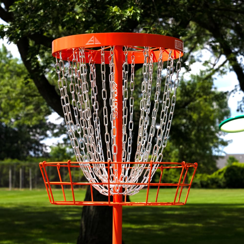 Axiom Pro putting area in use shows portable practice versatility.