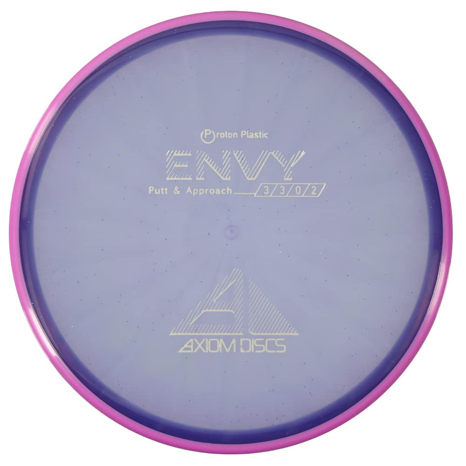 Axiom Discs Proton Envy putter in mystery color, front view, ideal for precise putting.