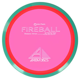Axiom Discs Proton Fireball front view highlighting stable flight potential.