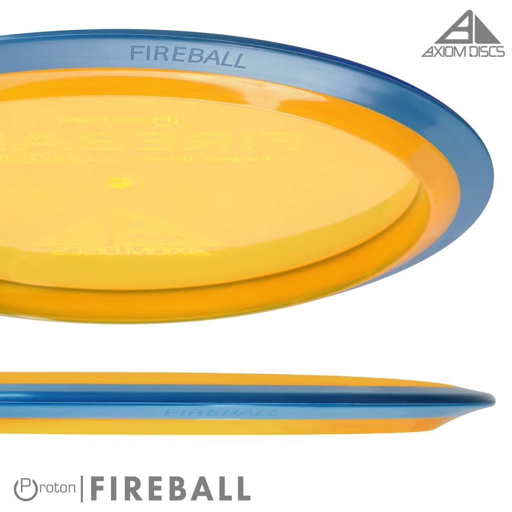 Axiom Discs Proton Fireball in flight showing fast, overstable performance.