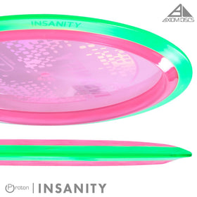 Axiom Proton Insanity side view highlights stable-understable flight for versatile throws.