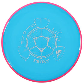 Axiom Proxy Neutron putter in flight showing straight, reliable putts.