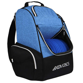 Axiom Discs Shuttle Backpack padded back panel supports comfortable carry