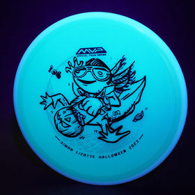 Axiom Simon Lizotte Total Eclipse Glow Hex weight label 176g