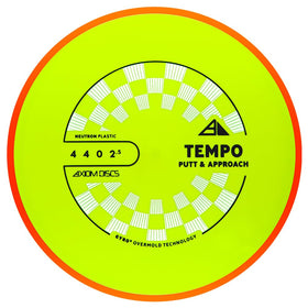 Axiom Tempo Neutron putter grip texture improves feel and stability in windy rounds.