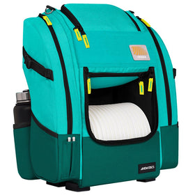 Axiom Discs Voyager Aqua/Emerald upper storage for quick access.