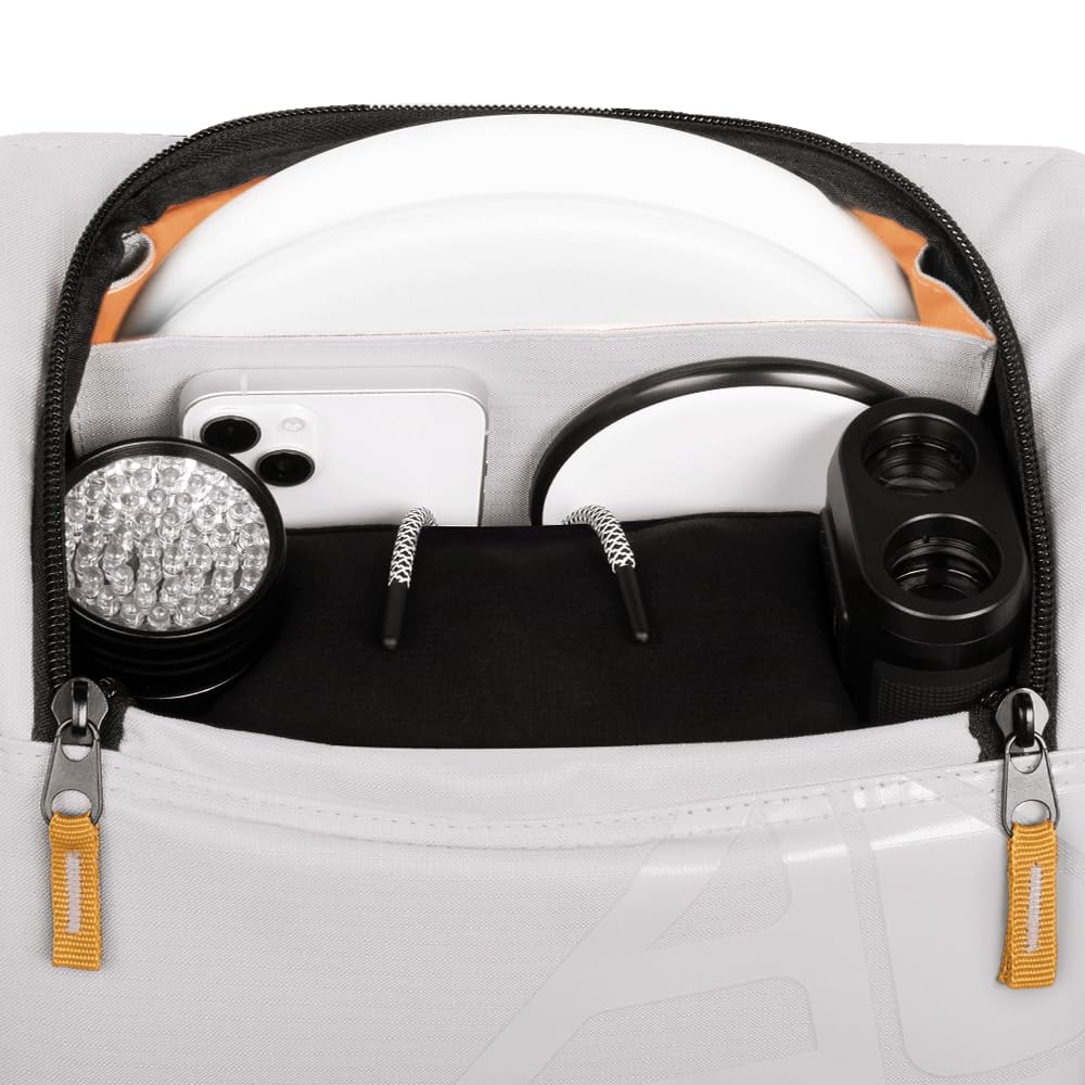 Side pockets on the Voyager Lite for keys, wallet, and phone organization.