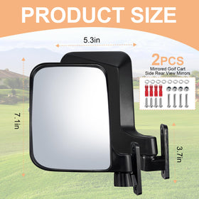 Axylar anti-shudder mirrors deliver stable rear views on rough terrain.