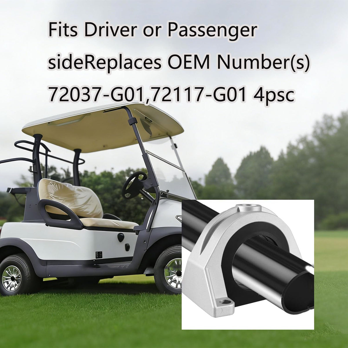 AYATOSOTA iso mount cap and bushing kit for reliable EZGO TXT installation