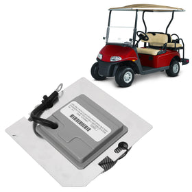Ayayu OBC plug-and-play installation process demonstrated on a cart.