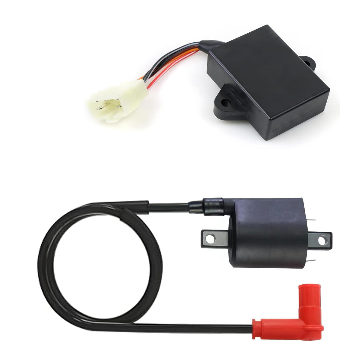 Ayiddue CDI box rear view highlighting compact design for easy wiring.