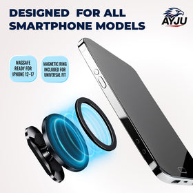 AYJU magnetic hold keeps device stable on rough surfaces during activity