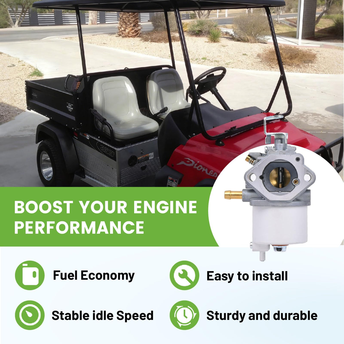 Aylux FE290 fuel filter promotes clean fuel flow.