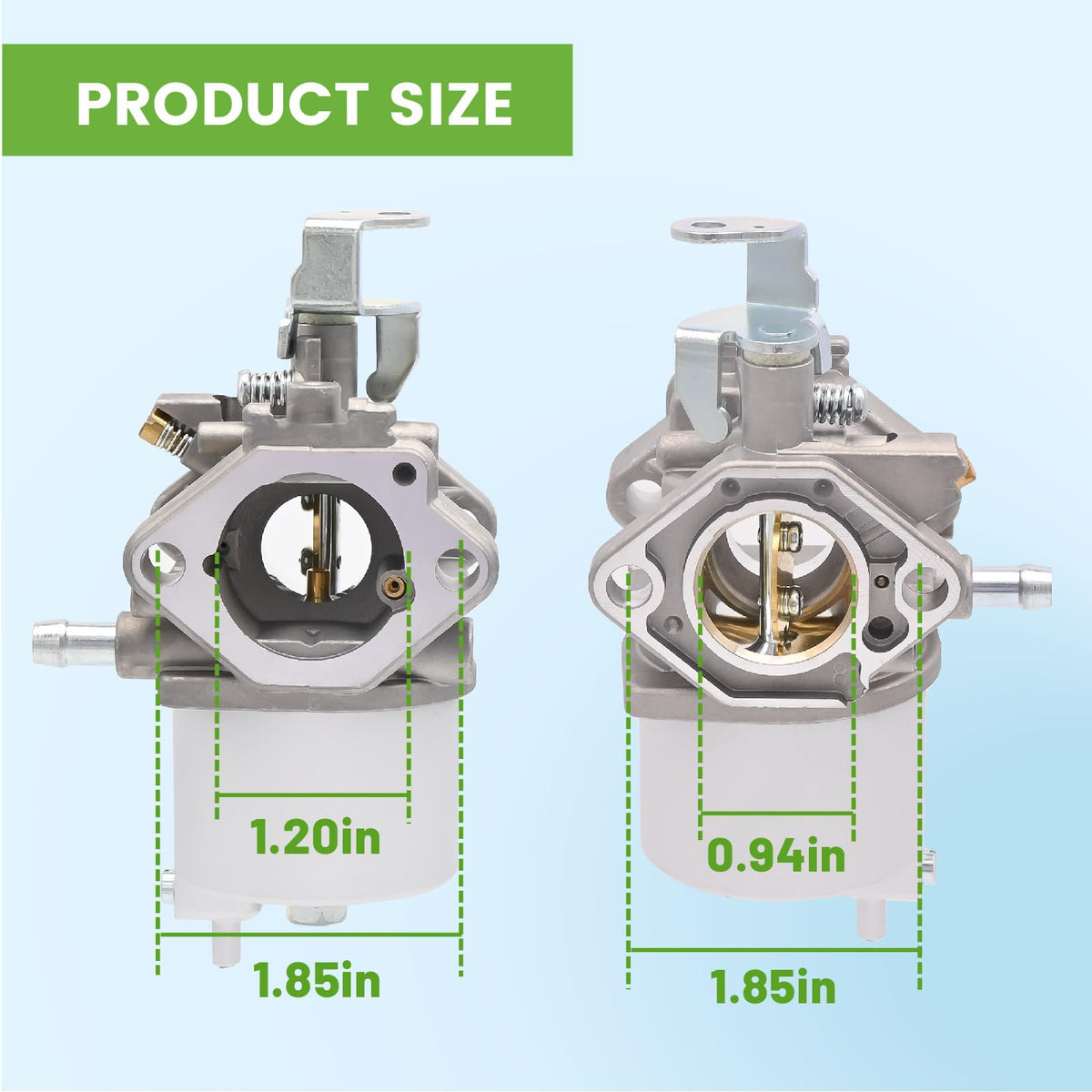 Aylux fuel line and components arranged for easy installation.
